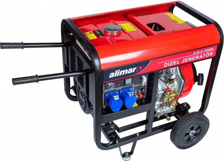 Генератор дизельний ALIMAR 3 фази (220/380В), 4,8кВт, (ALM-D-7500-TE)